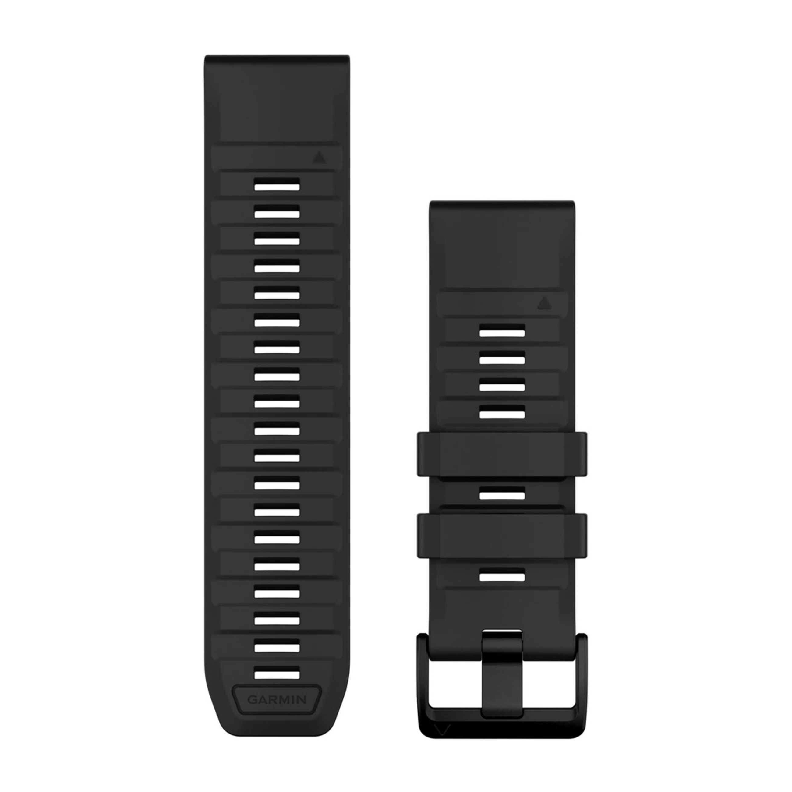 Quickfit 26 Watch Bands - Black Silicone
