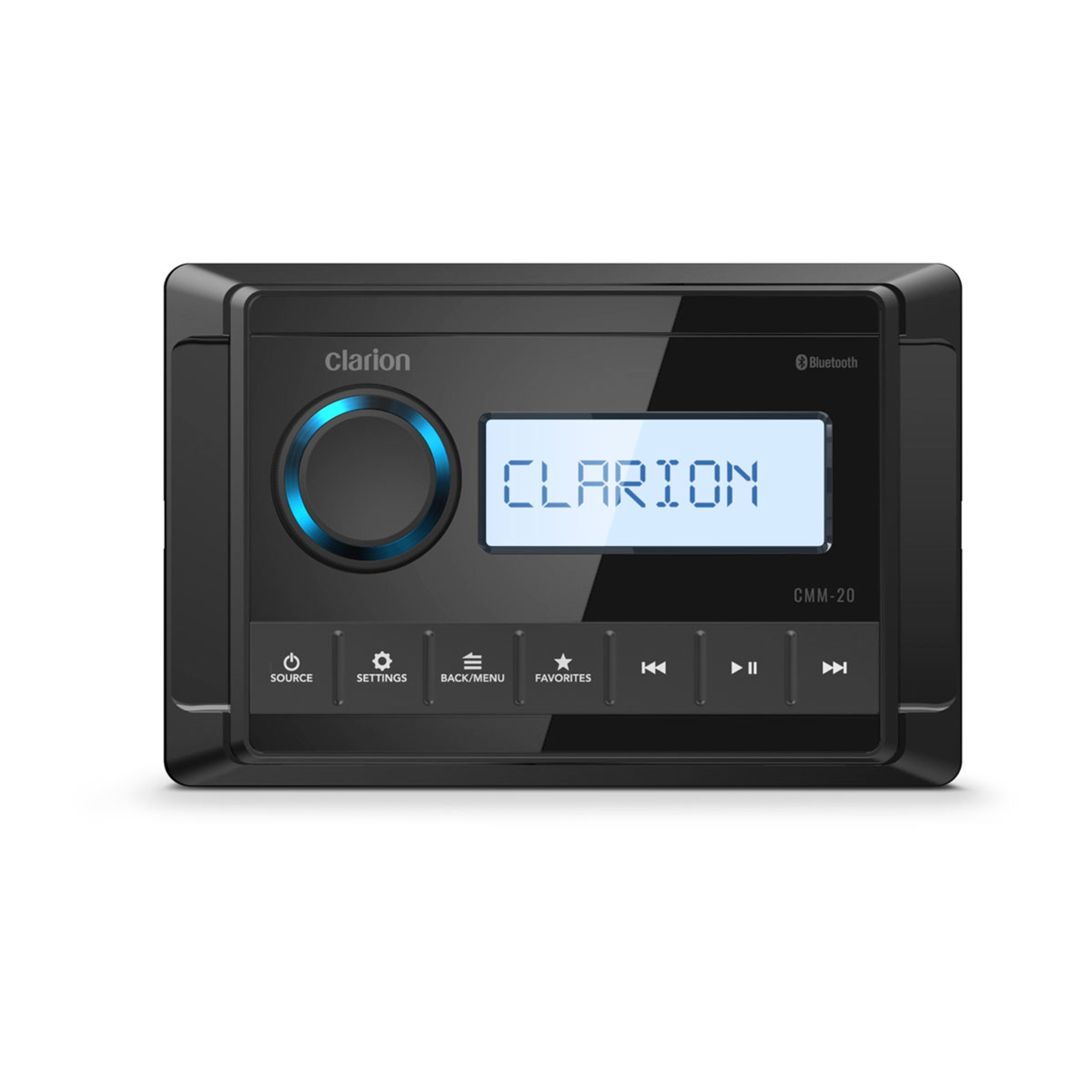 Clarion Marine Source Unit With Lcd Display (Cmm-20) - Clarion Marine Source Unit With Lcd Display (Cmm-20)