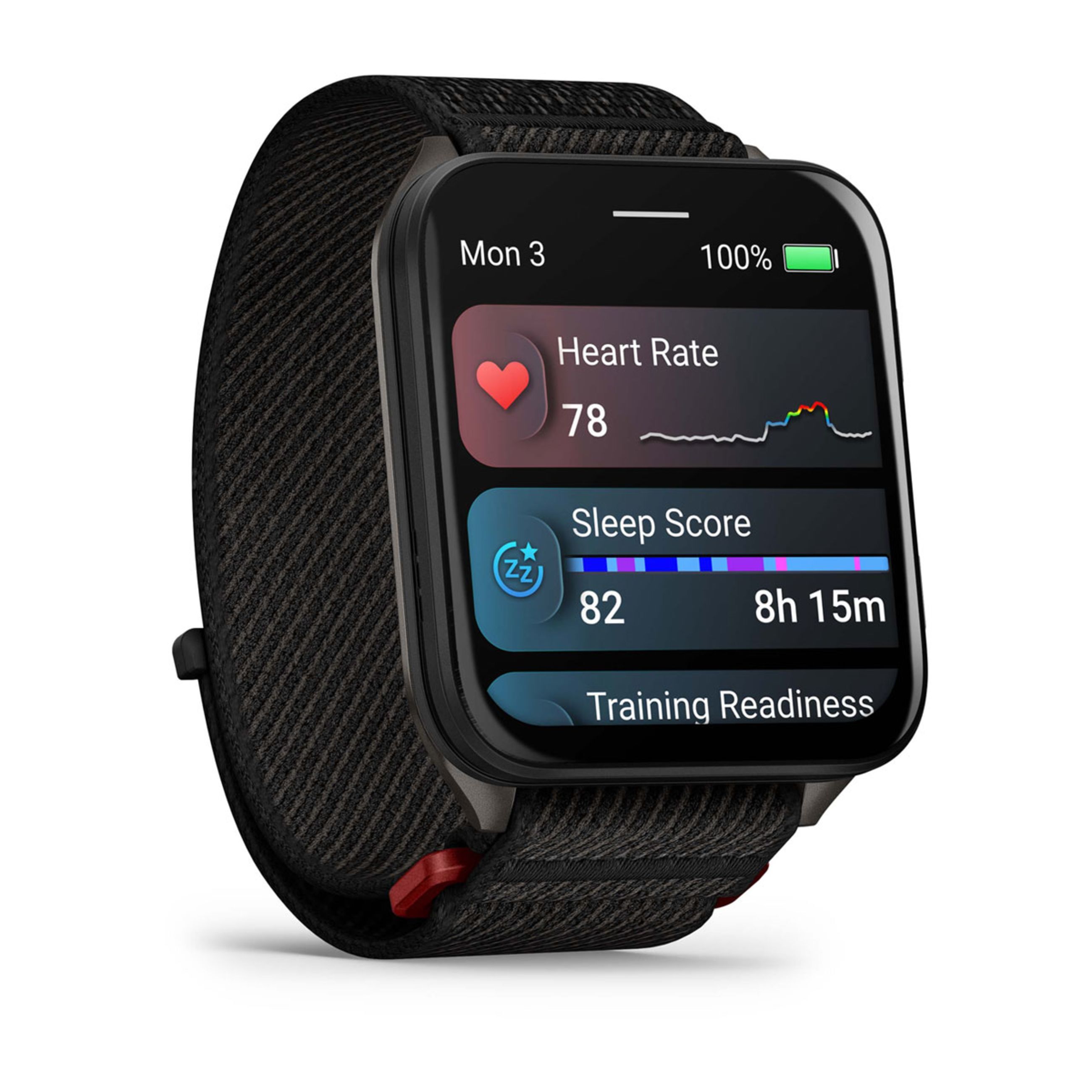 Venu X1 - Black With Slate Titanium Caseback And Black Comfortfit Nylon Band - Image 3