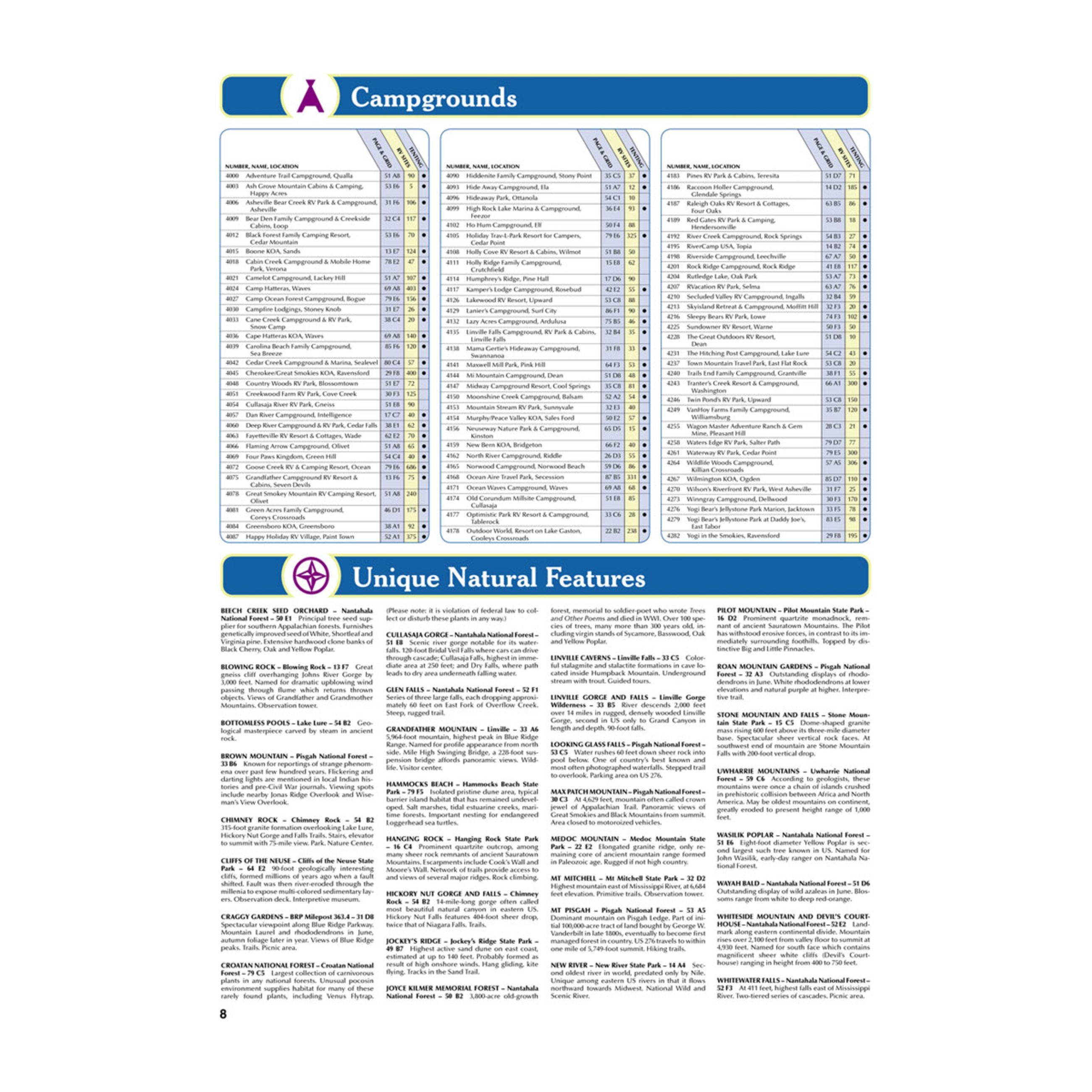 Alternative view of Delorme Atlas & Gazetteer Paper Maps - North Carolina