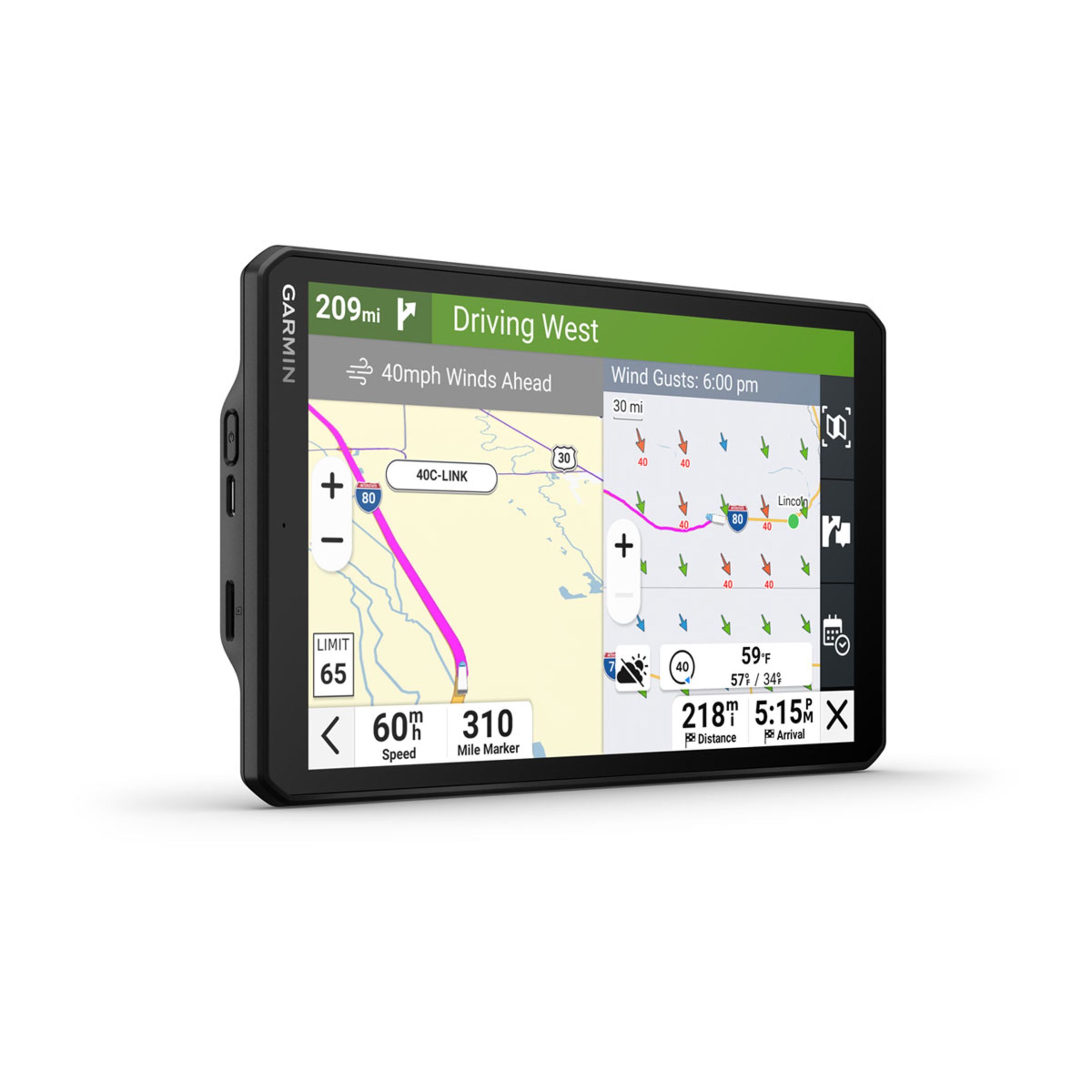 DēZl Otr720 - 8" Gps Truck Navigator With DēZl Headset 110 - Image 4