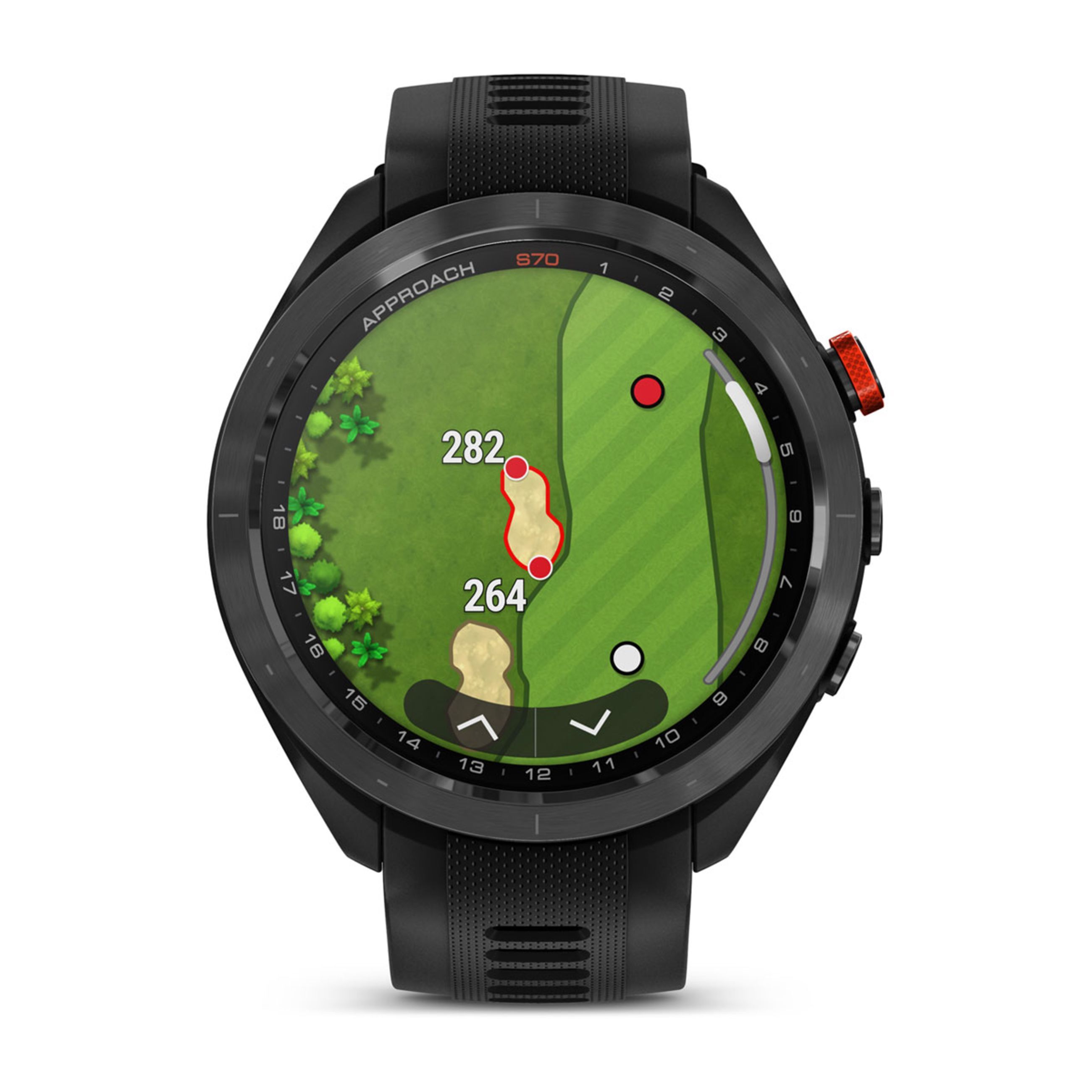 Approach S70 - 47 Mm - Black/Red Ceramic Bezel With Black Silicone Band - Image 4