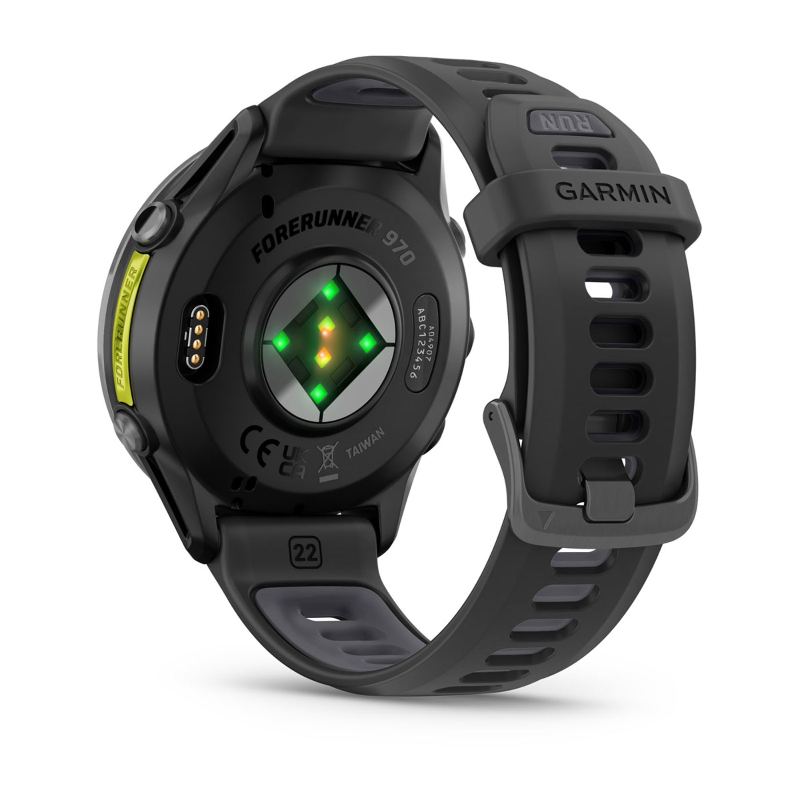 Forerunner 970 - Carbon Gray Dlc Titanium With Black Case And Black/Translucent Whitestone Band - Image 7