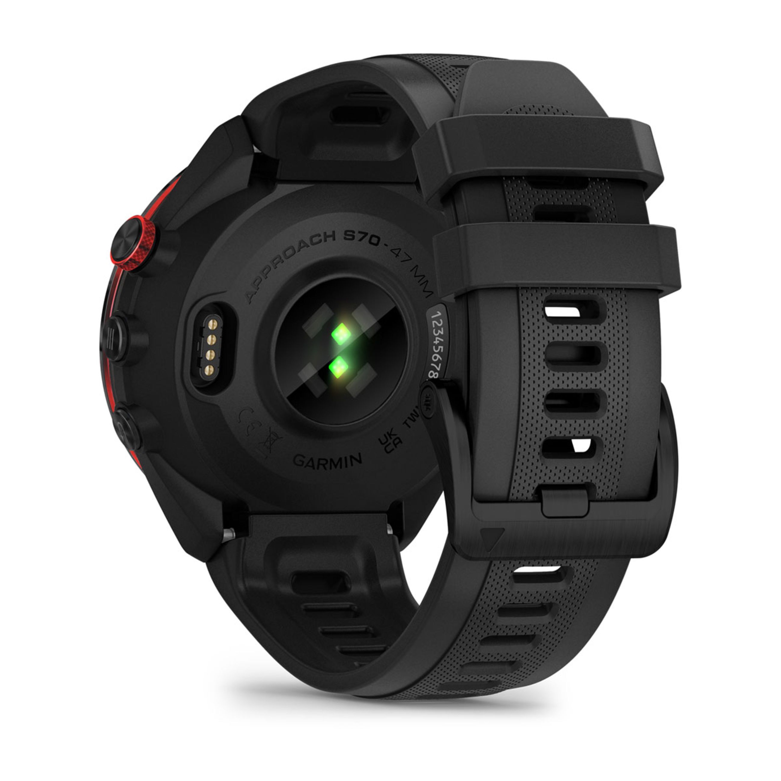 Approach S70 - 47 Mm - Black/Red Ceramic Bezel With Black Silicone Band - Image 12