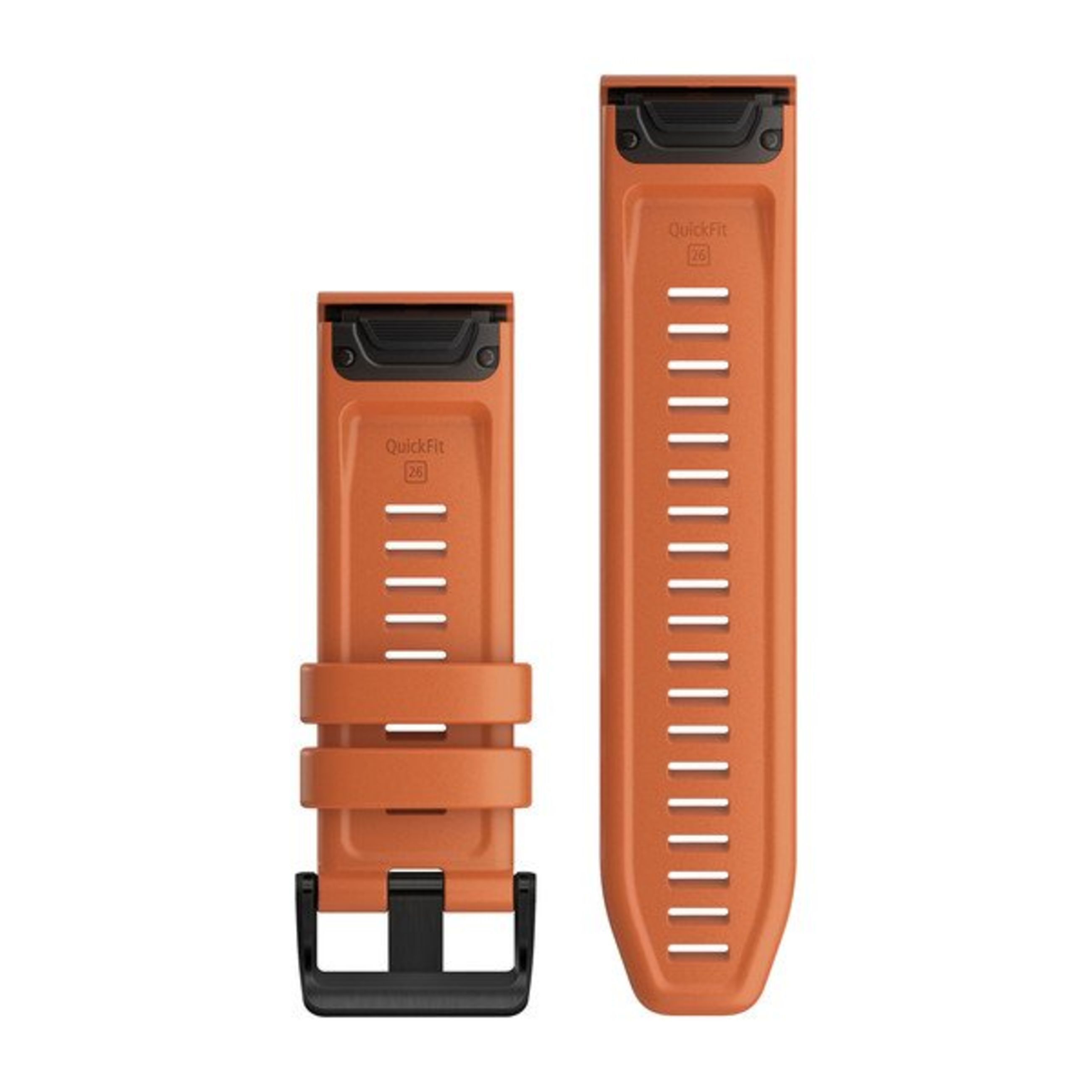 Alternative view of Quickfit 26 Watch Bands - Ember Orange Silicone