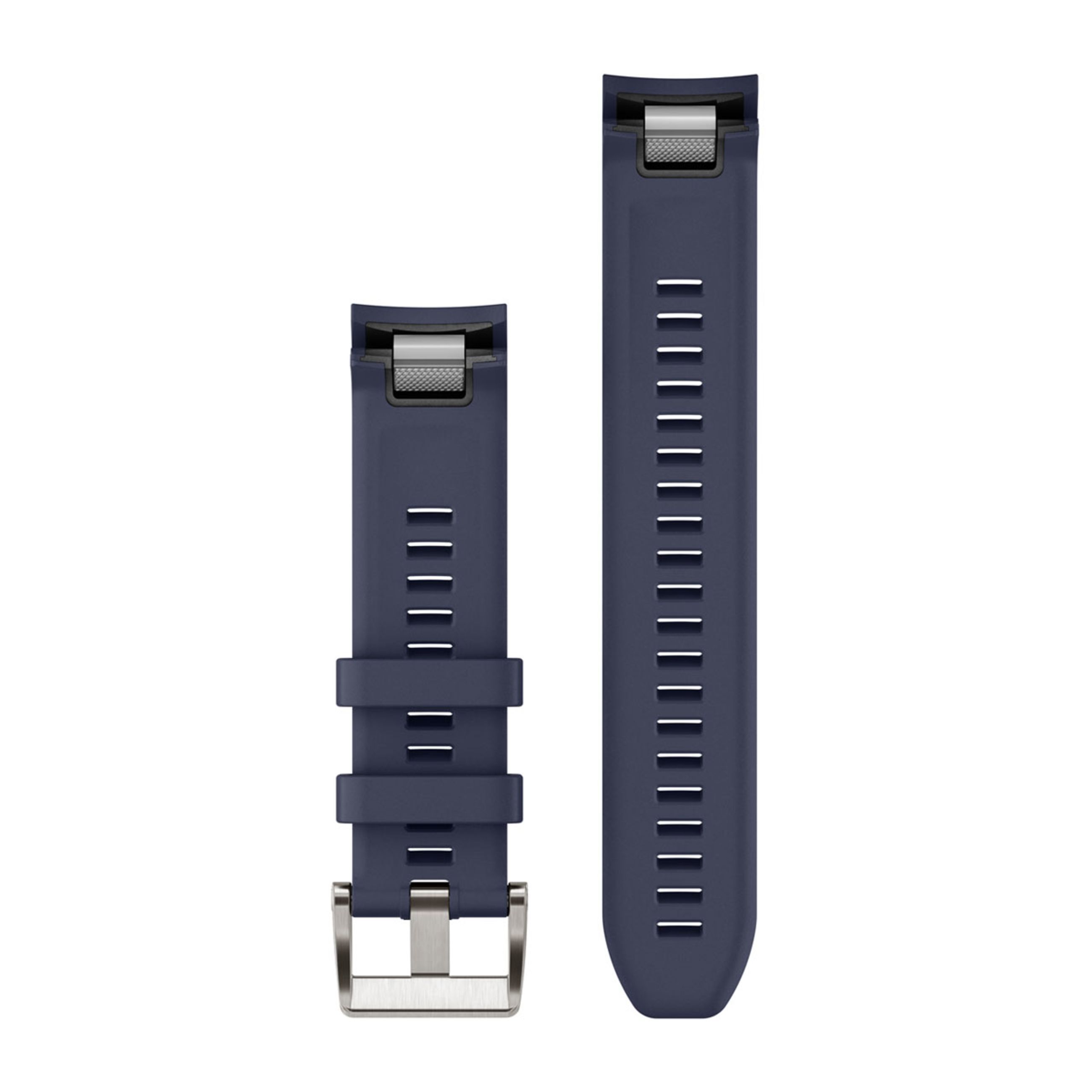 Alternative view of Quickfit 22 Watch Straps - Navy Silicone Strap