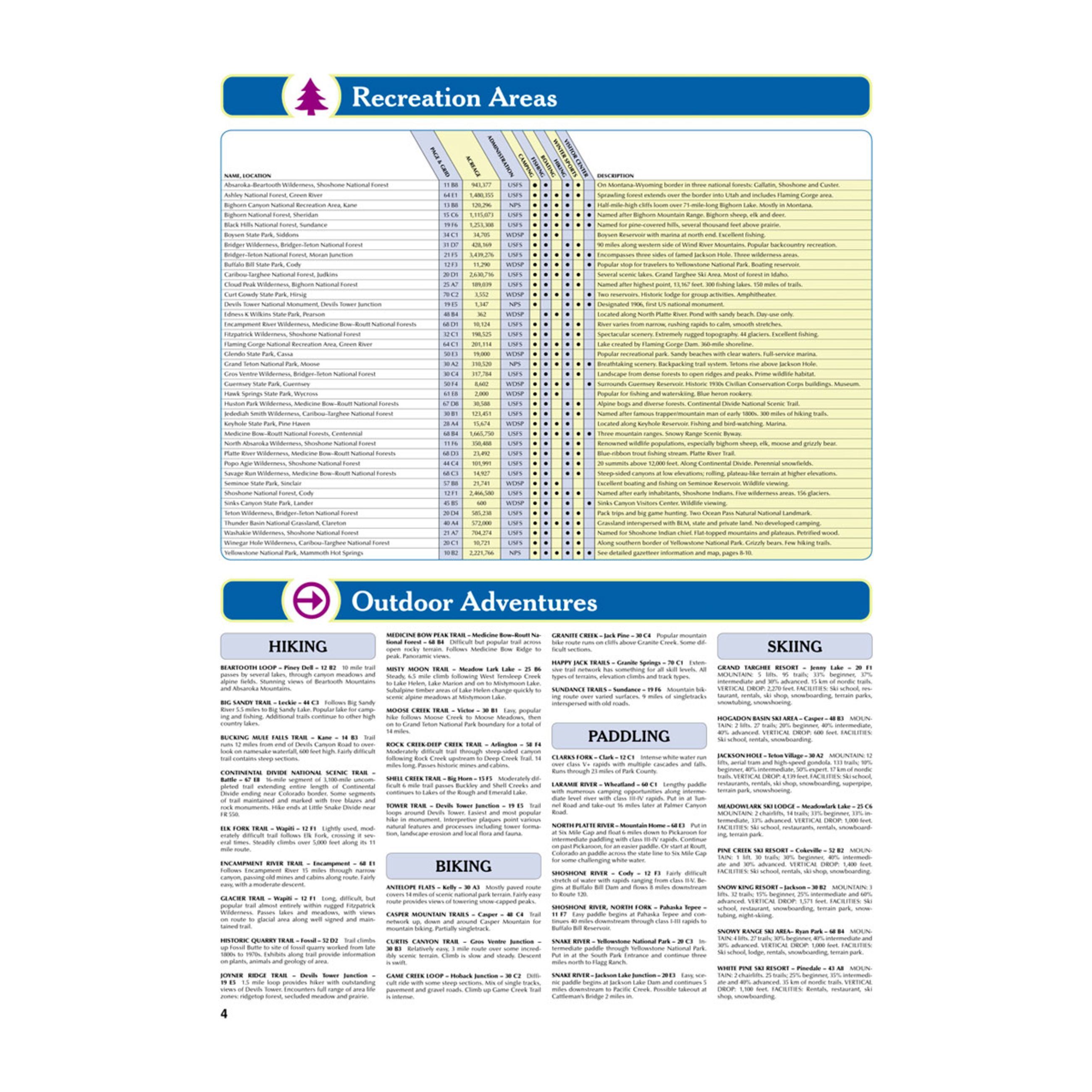 Alternative view of Delorme Atlas & Gazetteer Paper Maps - Wyoming
