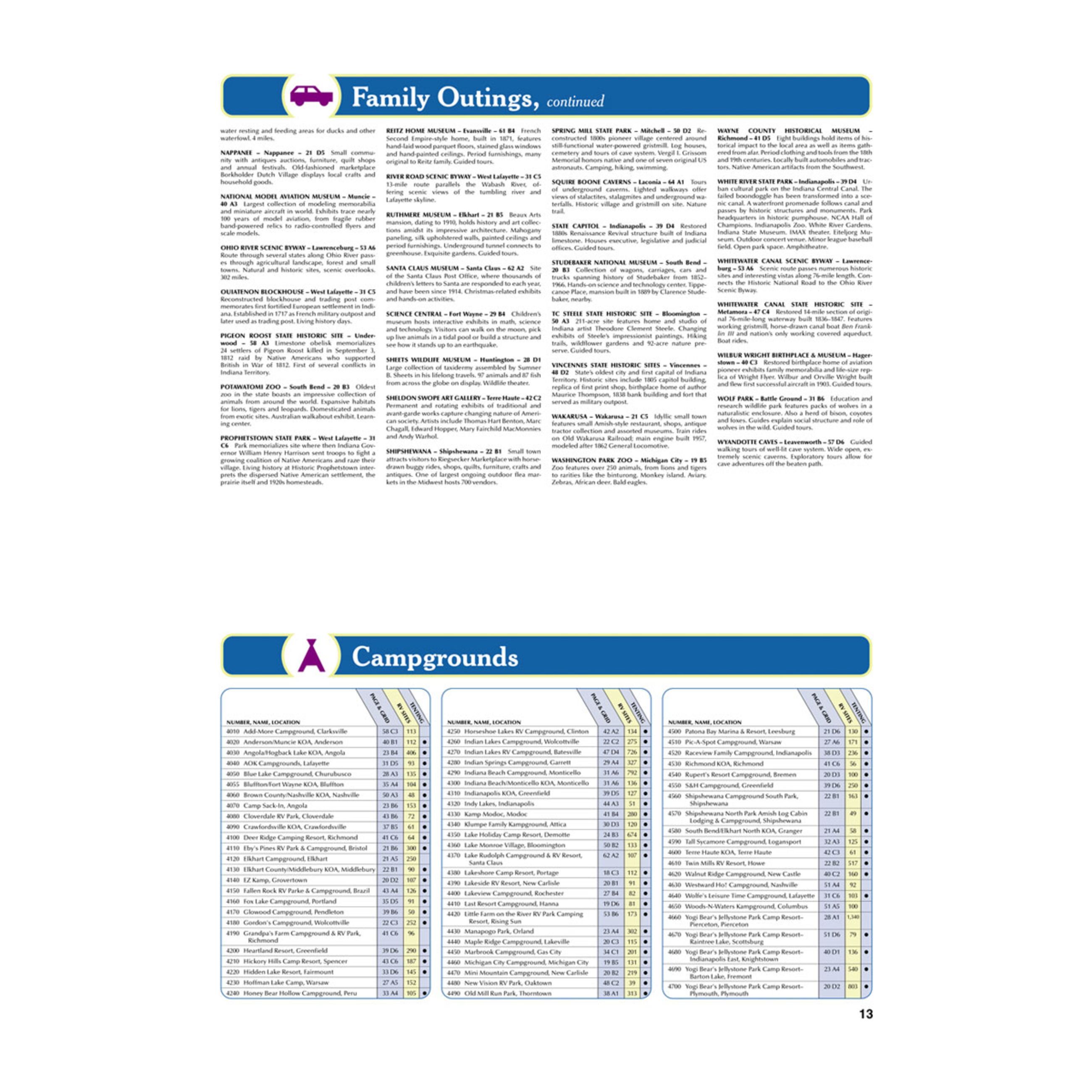 Alternative view of Delorme Atlas & Gazetteer Paper Maps - Indiana