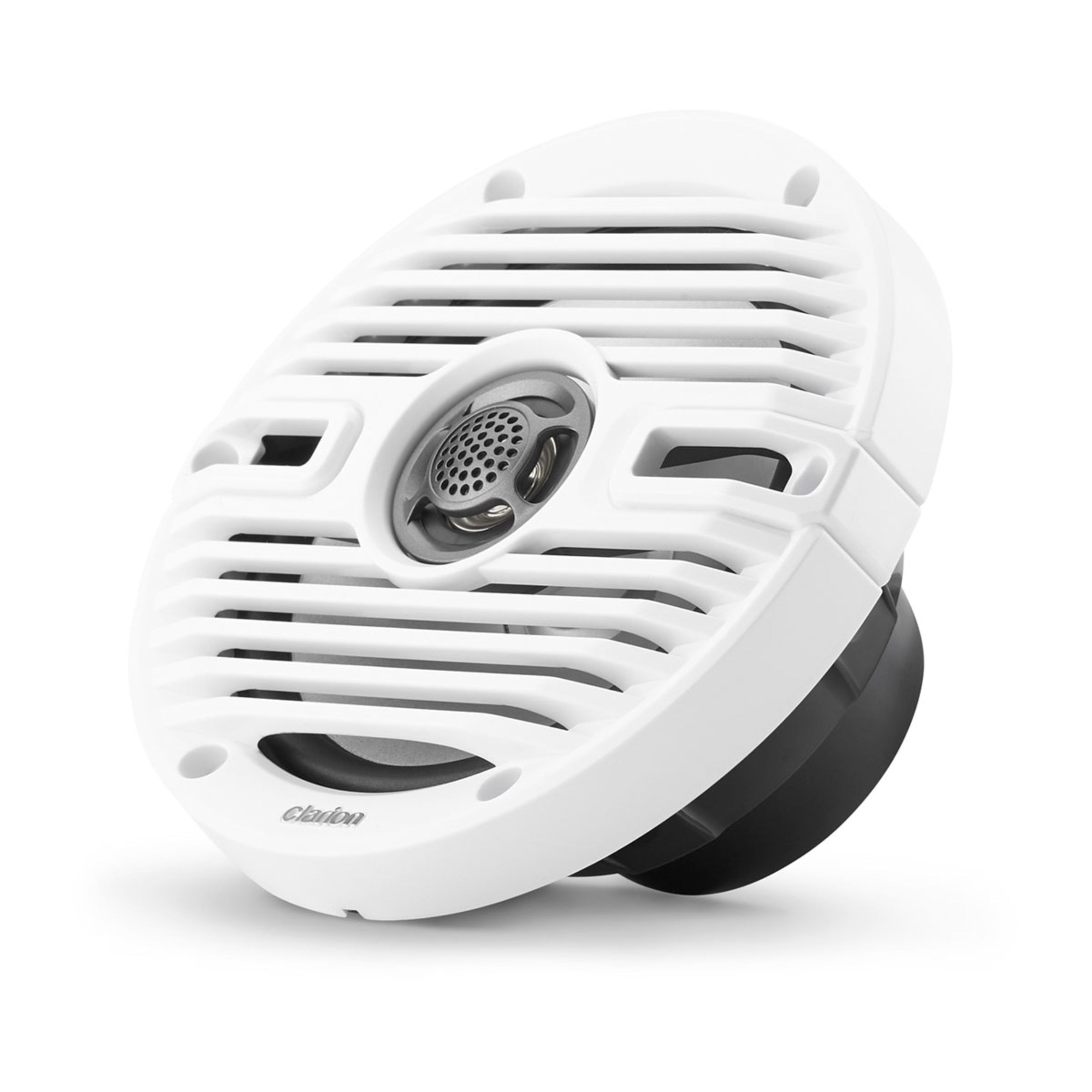 Alternative view of Clarion Marine Cms Speakers - 6.5" With White And Black Classic Grille (Cms-651-Cwb)