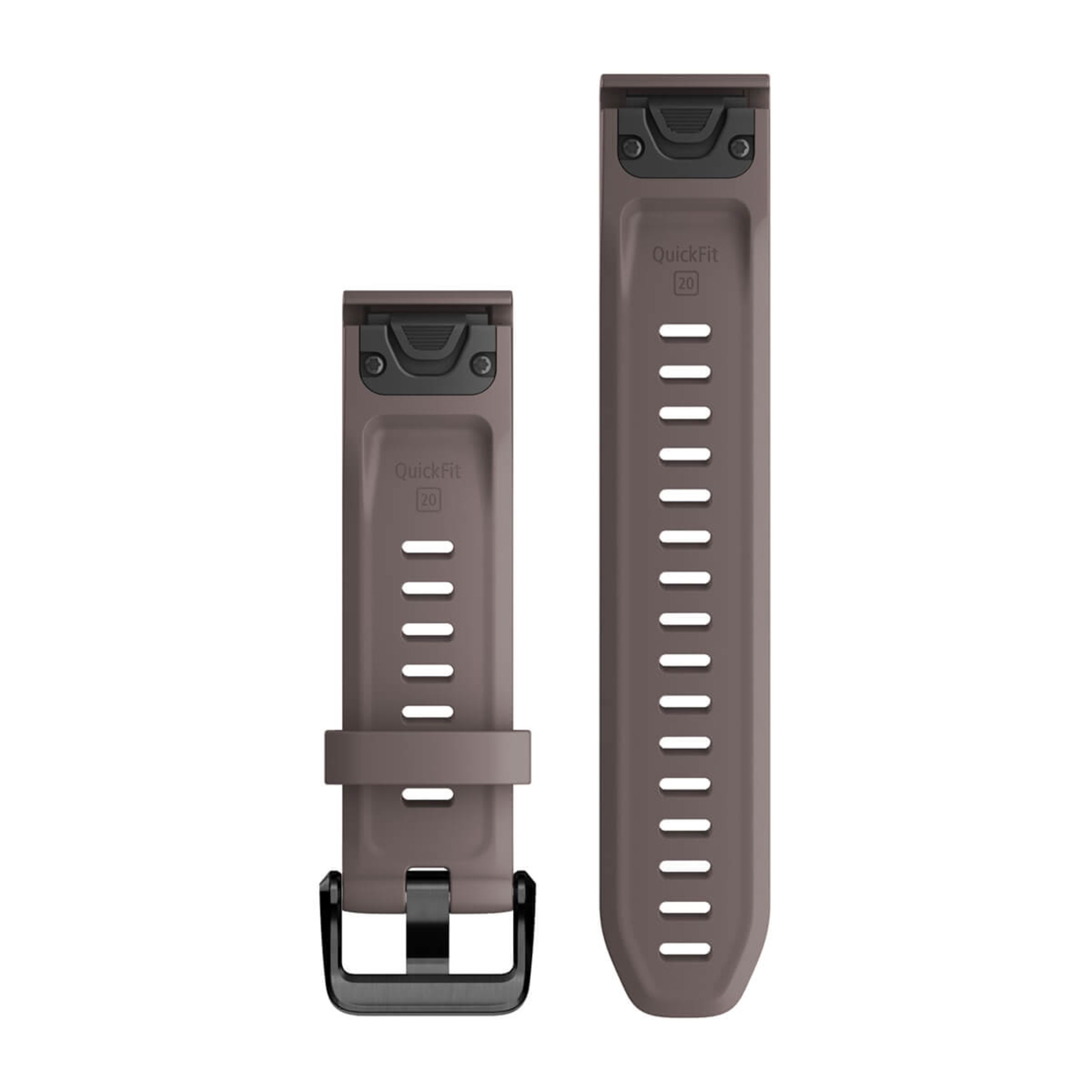 Alternative view of Quickfit 20 Watch Bands - Shale Gray Silicone